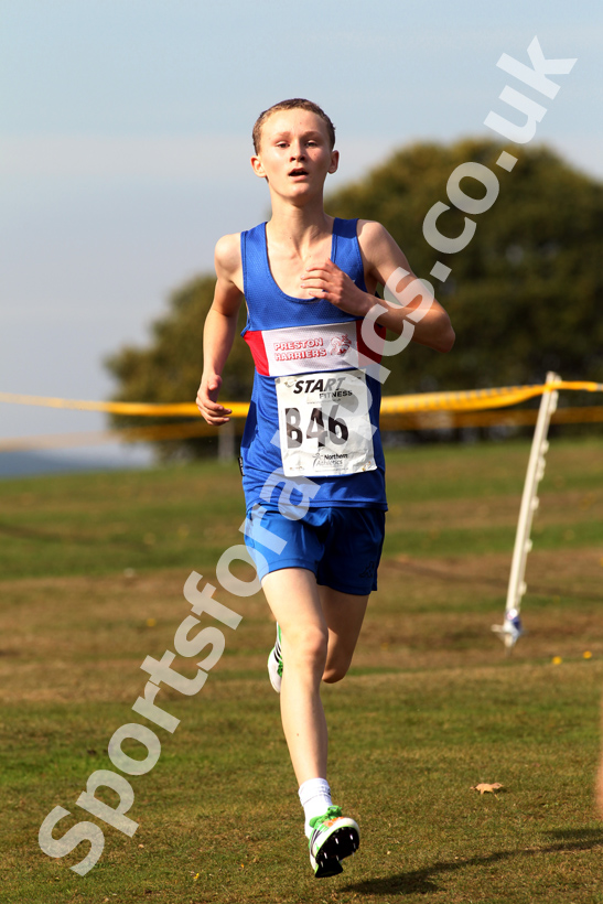A. Moffatt (Preston Harriers), under-13 boys, Northern Cross Country Relay, Graves Park, Sheffield